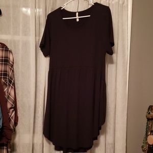 CHIC SOUL Black babydoll dress